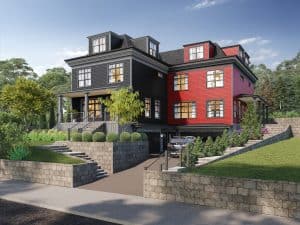 Cutler building, new construction newton