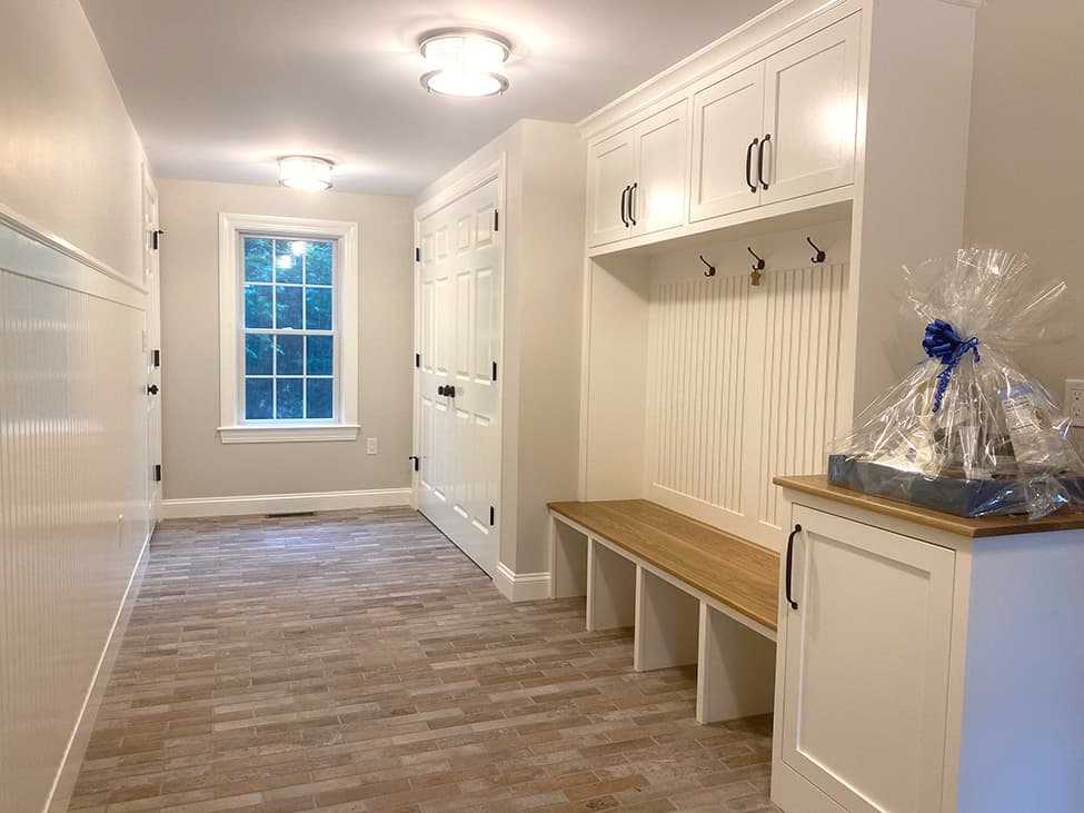 cutler building, mudroom renovation, Wayland Massachusetts